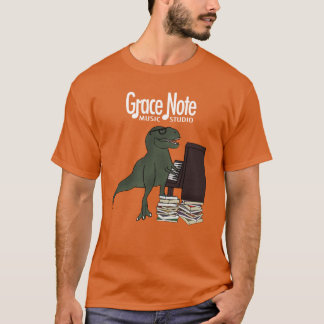 Nåd noterar det T-Rex pianot Tee Shirt