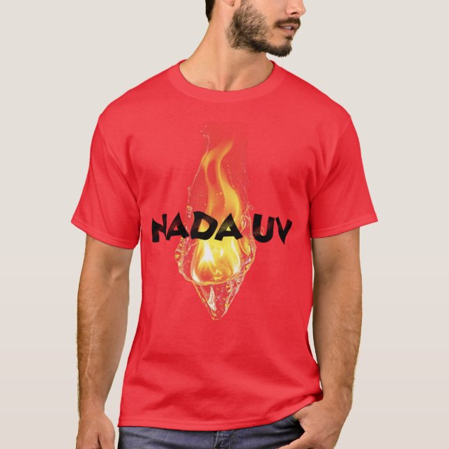 Nada UV Fryst flame T-Shirt (Framsida)