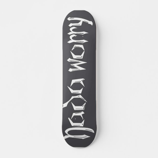Nada Worry Deck Skateboard Bräda 19,5 Cm (Framsida)