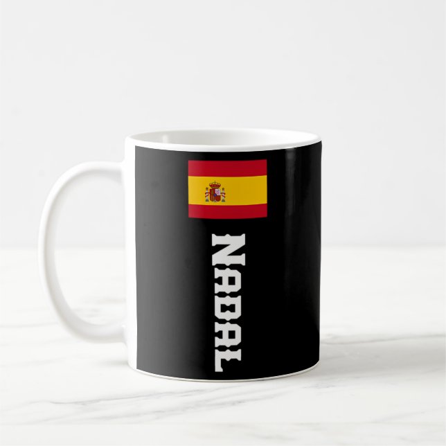 Nadal Efternamn Spanien för Kaffemugg (Vänster)