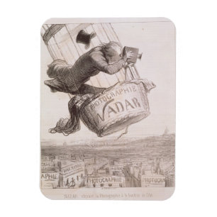 Nadar (1820-1910) upplyftande fotografi till heien magnet