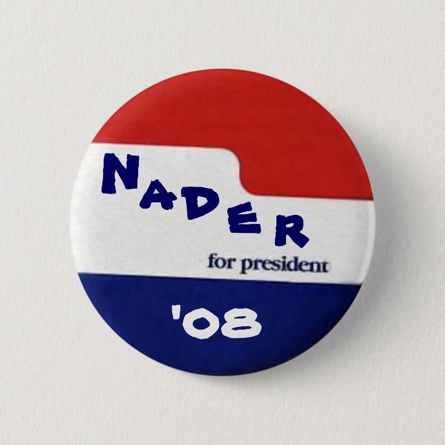 Nader '08 knäppas knapp (Framsida)