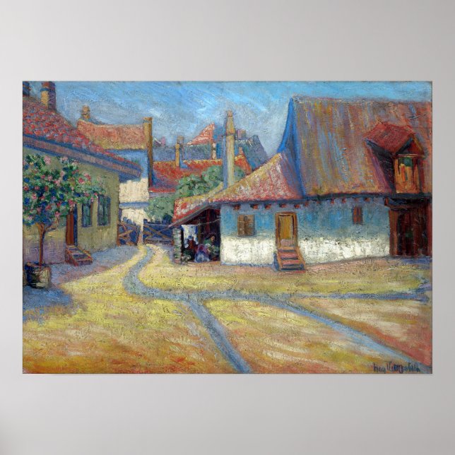 Nadežda Petrović Belgrad Suburb Poster (Framsidan)