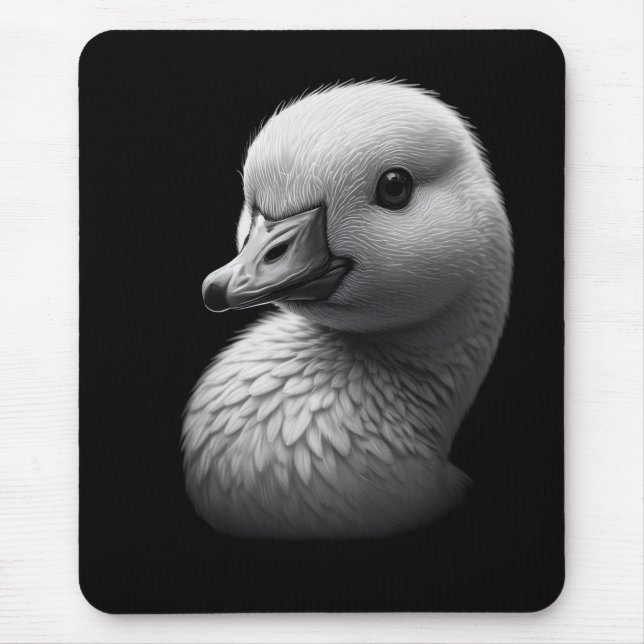"Nadine the Goose" Art Mouse Pad Musmatta (Framsidan)