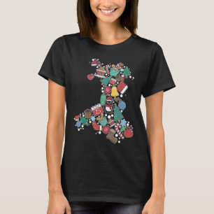 Nadolig Llawen Lycklig jul Wales Karta Welsh Xma T Shirt