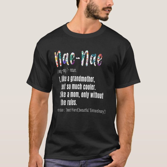 Nae Definition Mor s Day Birthday gift Gran T Shirt (Framsida)