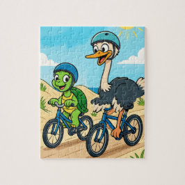 Nae Nae & Lulu Adventures Cykelridande Pussel