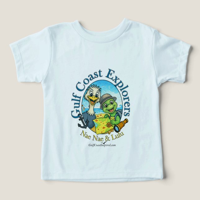 Nae Nae & Lulu Äventyr för Småbarns T-Shirt (Design Framsida)