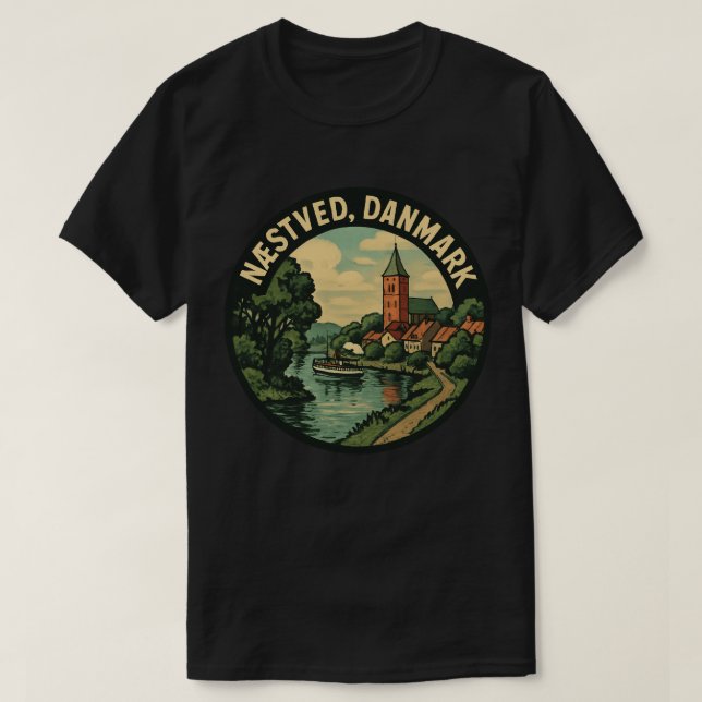 Næstved Danmarks Kyrka T Shirt (Design framsida)