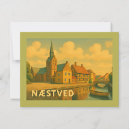 Næstved Danmarks Kyrka Vykort