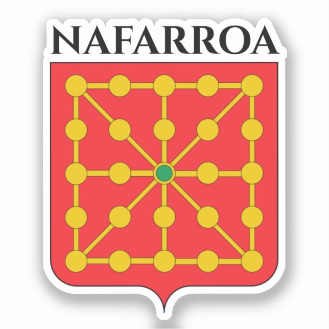 Nafarroa Klistermärken (Framsida)
