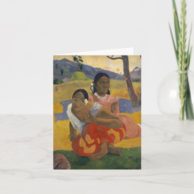 Nafea Faa Ipoipo? (När ska du gifta dig med mig?) Kort (Framsida)