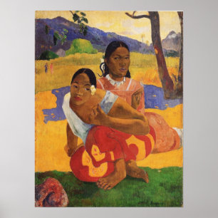 "Nafea Faa Ipoipo" - Paul Gauguin Print Poster