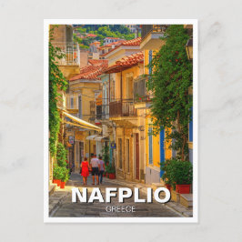 Nafplio Greece Travel Vykort