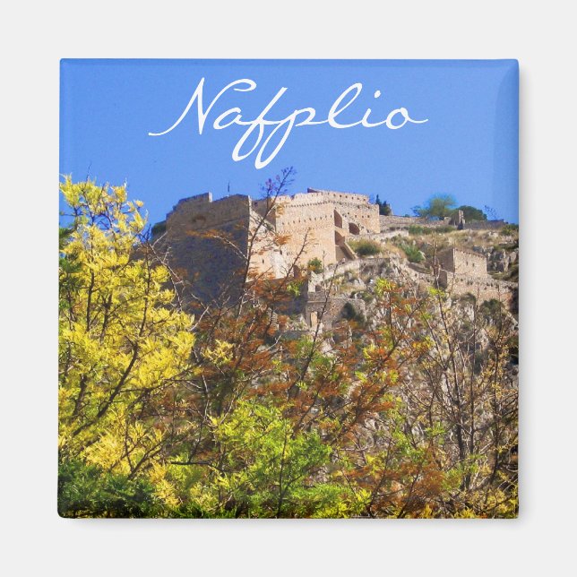 Nafplio Grekland Magnet (Framsidan)