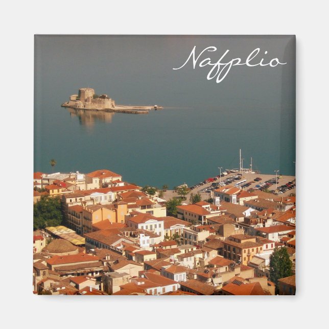 Nafplio Grekland Magnet (Framsidan)