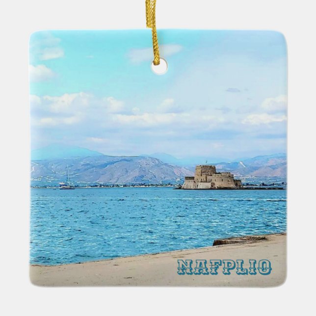 Nafplio Grekland Souvenir Ornament (Framsida)