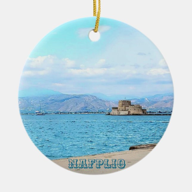 Nafplio Grekland Souvenir Ornament (Framsidan)