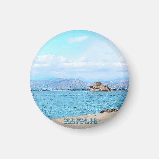 Nafplio Souvenir Magnet (Framsidan)