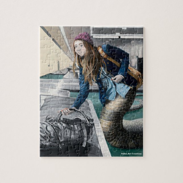 Naga Explorer World Travel Small Fantasy Puzzle Pussel (Vertikal)