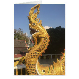 Naga i Chiang Mai, Thailand Hälsningskort
