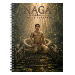 Naga Lotus Cistern Mörk Cinema Anteckningsbok