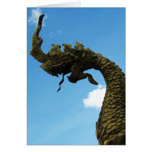 Naga.. Pha that Luang Stupa, Laos Card Hälsningskort