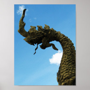 Naga.. Pha that Luang Stupa, Laos Poster
