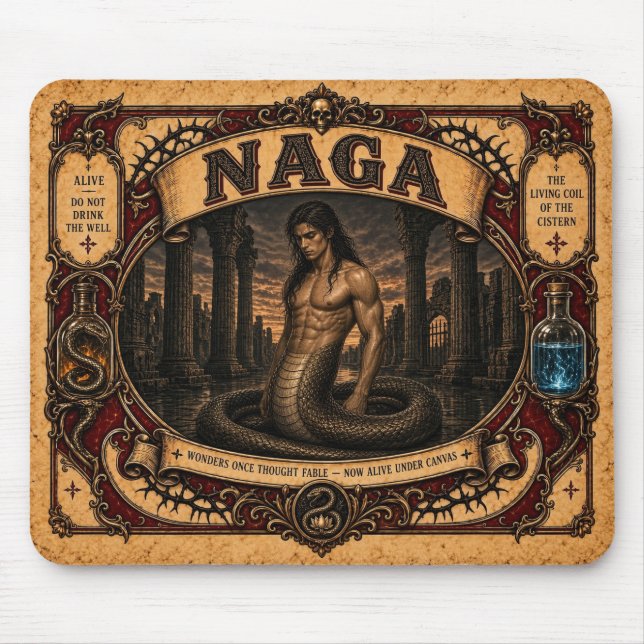 Naga, Vintage Circus Monster Musmatta (Framsidan)