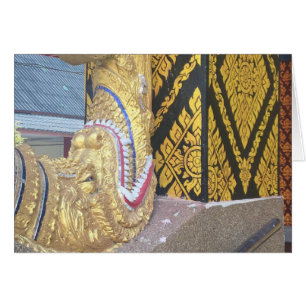 Nagadrake i Chiang Mai, Thailand Hälsningskort