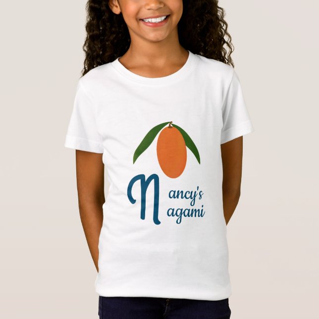 Nagami Citrusy Delight och initial N T Shirt (Framsida)