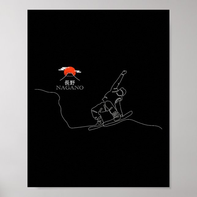 Nagano Snowboard  Poster (Framsidan)