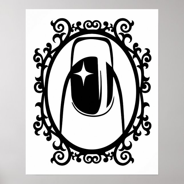 Nagel är ett konstform poster (Framsidan)