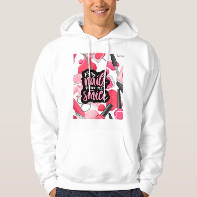 NAGEL ART STIL HOODIE (Framsida)