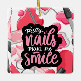 NAGEL ART STIL JULGRANSPRYDNAD KERAMIK