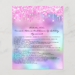 Nagel Artist Liability Waiver Ro Rosa Drives Blue Flygblad