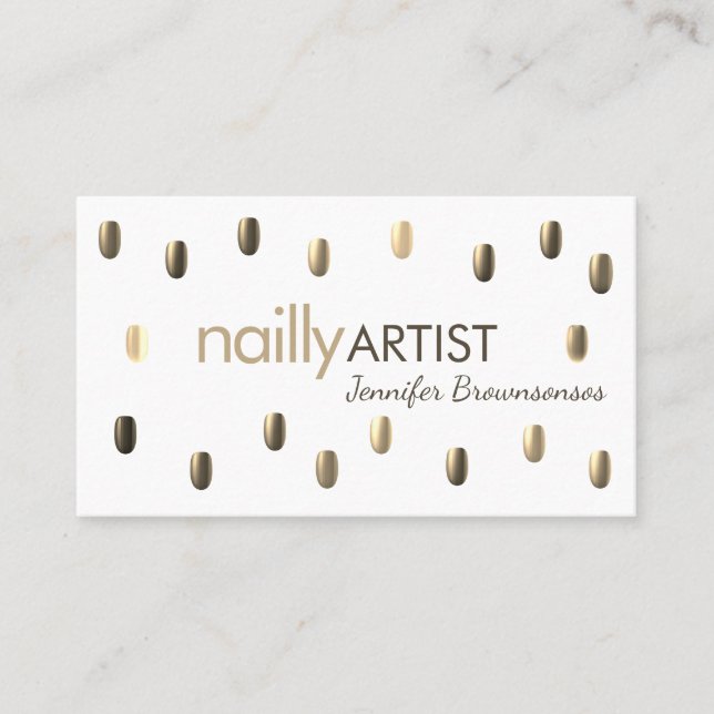 Nagel Artist Visitkort (Framsida)
