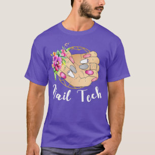Nagel av nagel-teknikern för tjusiga nageltekniker t shirt