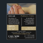 Nagel Care Porträtt, Podiatry Clinic, Podiatrist Flygblad<br><div class="desc">Nagel Care Porträtt,  Podiatry Clinic,  Podiatrist Advertising Flyer från Affärskortet Store.</div>