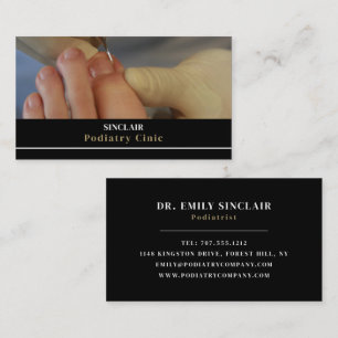 Nagel Care Porträtt, Podiatry Clinic, Podiatrist Visitkort