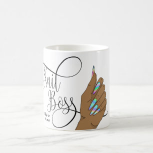 Nagel Chef, nageltekniker, holografiskt naglar Kaffemugg