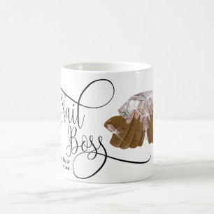 Nagel Chef, nageltekniker, långverkande naglar, ma Kaffemugg