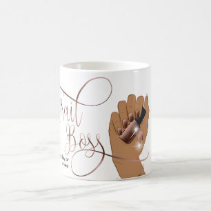 Nagel Chef, nageltekniker, långverkande naglar, ma Kaffemugg