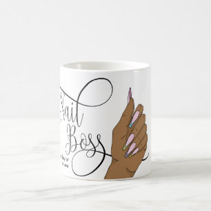 Nagel Chef, nageltekniker, långverkande naglar, ma Kaffemugg
