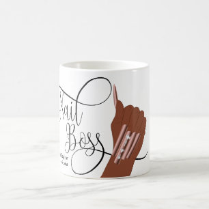 Nagel Chef, nageltekniker, ro guld Kaffemugg