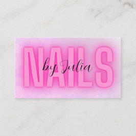 Nagel efter Affärskort Visitkort