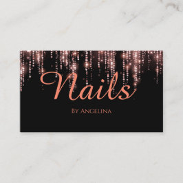 Nagel eleganten Typographie Visitenkarte Visitkort