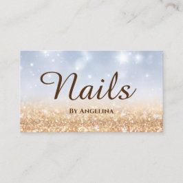 Nagel eleganten Typographie Visitenkarte Visitkort