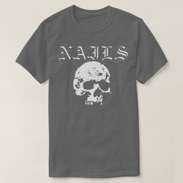 Nagel Hardcore Punk Band White T Shirt (Design framsida)