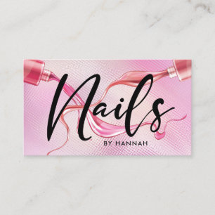 Nagel-holografi-typografi visitkort